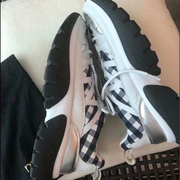 Maje Houndstooth Sneakers Size 41 - Picture 13 of 16